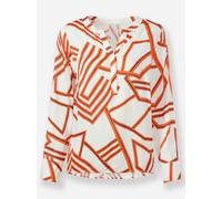 heine Chemisier marine / orange / blanc, Taille L