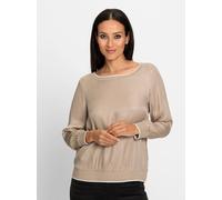 heine Chemisier noisette / blanc, Taille M