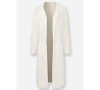 heine Manteau en tricot écru, Taille S