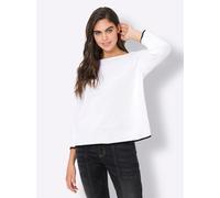 heine Pull-over noir / blanc, Taille XL