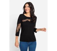 heine Pull-over noir, Taille L