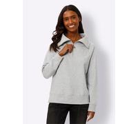 heine Sweat-shirt gris chiné, Taille M