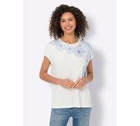 heine T-shirt bleu / blanc, Taille S-M