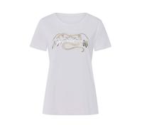 heine T-shirt écru / or / argent, Taille XS
