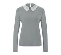 heine T-shirt gris / blanc, Taille 5XL