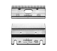 Heiniger Set de lames de coupe standard pour bovins 3123 Hauteur de coupe 24 mm En acier trempé spécial haute résistance Compatible avec Heiniger Delta3, C12, Xplorer, Xperience, UPS,