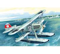Heinkel He 51b-2, German Hydravion Fighter 1:72 Plastique Model Kit Icm