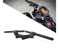 Heinmo Aluminium Moto Guidon Risers réglable Guidon Kit Sport pour MSX125 Grom MSX 125 2013-2020 2021 2022 (Black)