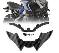 HEINMO Cache carénage Moto Aileron Avant Ailettes aérodynamiques Cache Pare-Vent Protection Bec de Nez pour Yama' MT09 MT-09 SP 2021 2022 2023 Accessoires (Carbon)