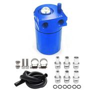 Heinmo Filtre de reniflard de boîtes de réservoir de réservoir de bidon d'huile en aluminium universel déconcerté polonais avec le Kit de tuyau