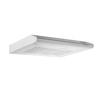 HEINNER CH-201WH Hotte aspirante de comptoir 60 cm, Hotte Cuisine Évacuation et recyclage 209,7 m³/h, 3 niveaux, Blanc