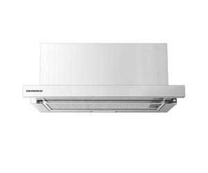 HEINNER HTCH-440FS Hotte aspirante à écran plat de 60 cm, hotte encastrable télescopique 325 m³/h, Recyclage Evacuation Acier Inoxydable