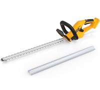 HEINPRO - Taille-haie sans fil 22 pouces, compatible avec batterie DEWALT 20V MAX (sans batterie ni chargeur), taille-haie électrique sans fil, tondeuse d'arbustes pour patio et jardin, jaune