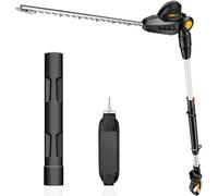 HEINPRO Taille-haie sans fil compatible avec batterie Dewalt 20 V MAX, taille-haie avec barre d'extension jusqu'à 4,6 m de portée, coupe-haie de 45,7 cm pour coupe haie (outil uniquement)
