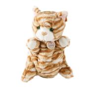 Heinrich Bauer - 11805 - Marionnette à Main Chat en Peluche - Marron