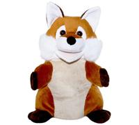 Heinrich Bauer - 11833 - Marionnette à Main Renard en Peluche - Marron/Noir