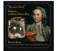 Heinrich Hamm an der Historischen Gabler-Orgel (1750) der Basilika Weingarten