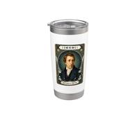 Heinrich Heine Poète Gobelet isotherme en acier inoxydable double paroi