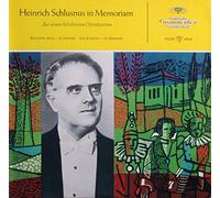 Heinrich Schlusnus - Schlusnus in Memoriam. Aus seinen beliebtesten Opernpartien [Vinyl LP] [Schallplatte] [Vinyl] Heinrich Schlusnus