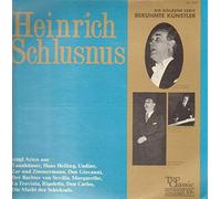 Heinrich Schlusnus - singt Arien aus Tannhäuser, Hans Heiling, Undine, etc. [Vinyl LP]