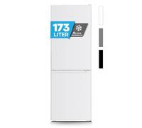 HEINRICHS - Combiné réfrigérateur-congélateur, volume total de 173L, volume de réfrigération de 121L, volume de congélation de 52L, éclairage LED, silencieux 40dB,7 niveaux de température