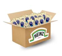 HEINZ | 100 sticks individuels de sauce MAYONNAISE | Doses de10 ml de Sauce Crémeuse aux Œufs Plein Air pour Burgers Frites Salades
