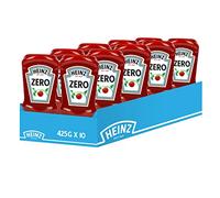 Heinz 76018783 Sauce tomate Ketchup Zero, 10 x 425 g