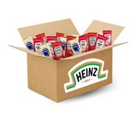 HEINZ - Assortiment de 100 sticks individuels de sauce MAYONNAISE/KETCHUP/BARBECUE