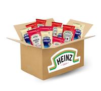 HEINZ | Assortiment de 30 sticks individuels de sauce MAYONNAISE/KETCHUP/BARBECUE pour varier les plaisirs au cours du repas | Doses Idéales pour la restauration et les particuliers