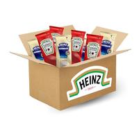 HEINZ | Assortiment de 60 sticks individuels de sauce MAYONNAISE/KETCHUP | Doses uniques pour varier les plaisirs au cours du repas, idéale pour la restauration et les particuliers