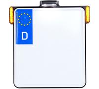 Heinz Bikes All-In-One D, Signaux 2en1/éclairage de la plaque d 180x200 mm Noir Noir