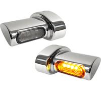 Heinz Bikes Micro Winglets, clignotants Chromé Chromé