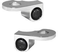 Heinz Bikes Nano, clignotants/feux de position sur le guidon Chromé Chromé