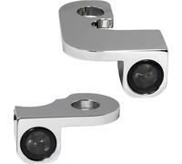 Heinz Bikes Nano, clignotants/feux de position sur le guidon Chromé Chromé