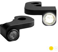 Heinz Bikes Nano, clignotants/feux de position sur le guidon Noir Noir