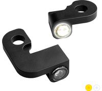 Heinz Bikes Nano, clignotants/feux de position sur le guidon Noir Noir