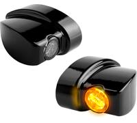 Heinz Bikes Nano Winglets, clignotants Noir Noir