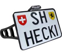 Heinz Bikes Side Mount, support de plaque d immatriculation 180 x 140 mm Noir Noir