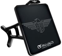 Heinz Bikes Side Mount, support de plaque d immatriculation 210 x 140 mm Noir Noir