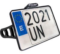 Heinz Bikes Side Mount, support de plaque d immatriculation 220 x 160 mm Noir Noir