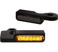 Heinz Bikes Stripes, clignotants de guidon Noir Noir