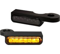 Heinz Bikes Stripes, clignotants de guidon Noir Noir