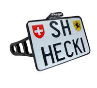 Heinz Bikes Support De Plaque D´immatriculation Avec Lumière Side Mount Tailight M8 Ch Harley Davidson Softail 18-26