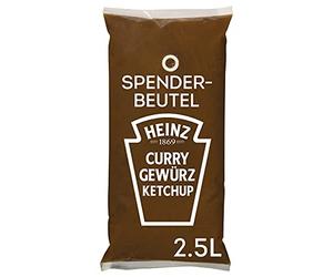 Heinz Curry Épices Ketchup Lot de 3 sachets pour distributeur 3 x 2,5 l