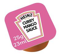 Heinz Curry Mango Dip Pot Sauce à tremper fruitée et épicée 100x25g