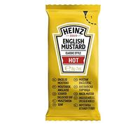 Heinz Hot English Mustard Sachets - Taille du pack = 250x