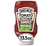 Heinz Ketchup à la tomate, aromatisé au cornichon, bouteille de 382,7 g