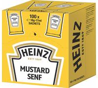 Heinz Mustard Moutarde mi-forte en sachet 100x17ml 1700g