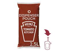 HEINZ Sachet de sauce tomate ketchup o mat, 3 X 2,5 litres
