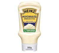 HEINZ - Sauce Mayonnaise American Style onctueuse, goût classique et texture crémeuse (Flacon 395g) - Lot de 4 - vendu par Lot